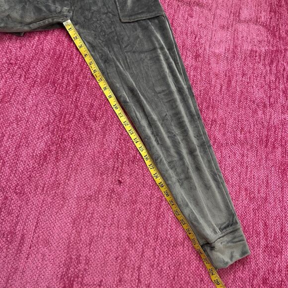 House Of Harlow 1960 Velour Velvet Jogger Pants Gray Size Medium - Picture 7 of 8